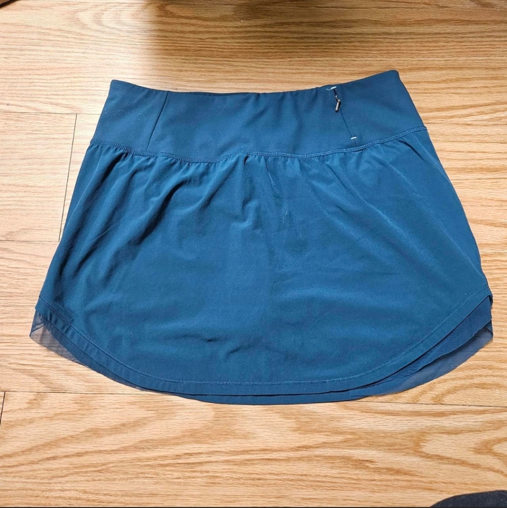 Calia Teal Activewear Skirt with Built-in Shorts